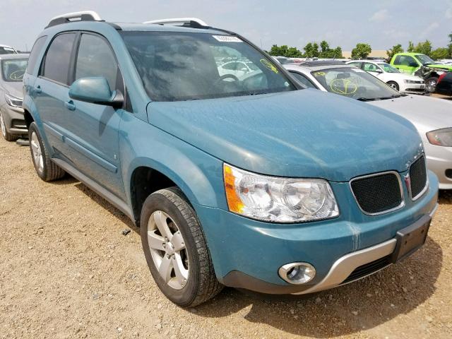 2CKDL33F586058417 - 2008 PONTIAC TORRENT TEAL photo 1