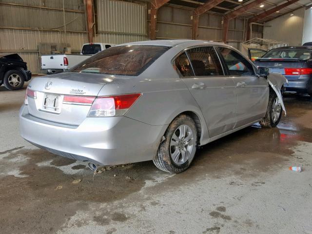 1HGCP2F48BA022342 - 2011 HONDA ACCORD LXP SILVER photo 4