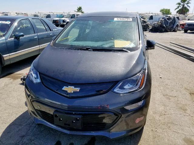 1G1FW6S03H4190656 - 2017 CHEVROLET BOLT EV LT GRAY photo 9