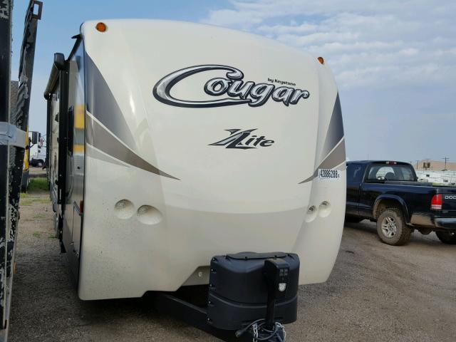 4YDT28R24HV500507 - 2017 KEYSTONE COUGAR BEIGE photo 1