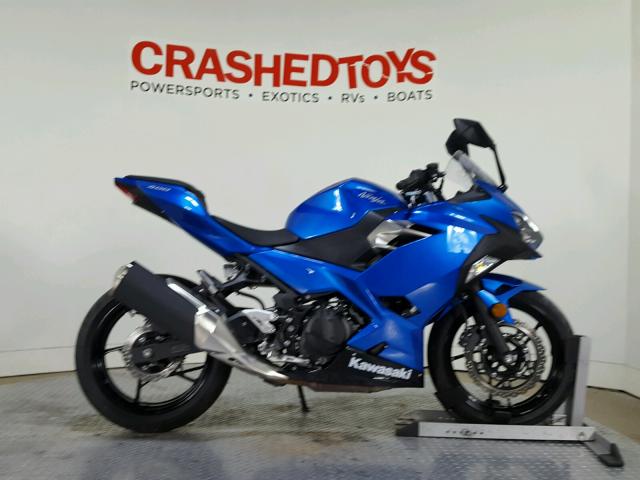 JKAEXKH1XJDA02579 - 2018 KAWASAKI EX400 BLUE photo 1