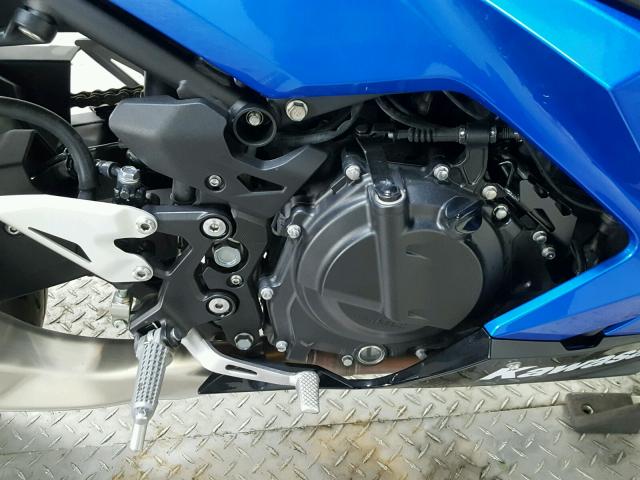 JKAEXKH1XJDA02579 - 2018 KAWASAKI EX400 BLUE photo 12