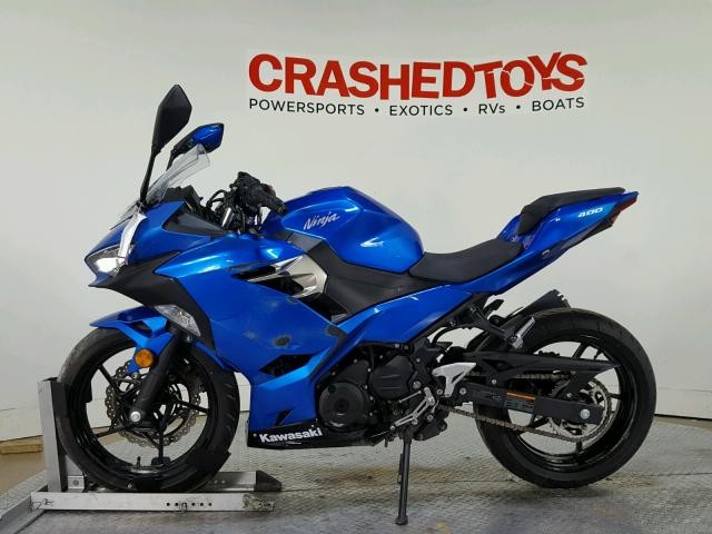 JKAEXKH1XJDA02579 - 2018 KAWASAKI EX400 BLUE photo 5