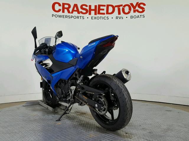 JKAEXKH1XJDA02579 - 2018 KAWASAKI EX400 BLUE photo 6