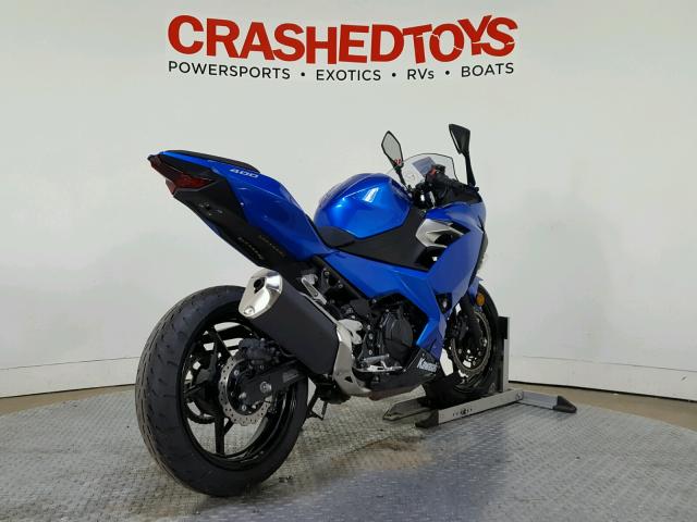 JKAEXKH1XJDA02579 - 2018 KAWASAKI EX400 BLUE photo 8