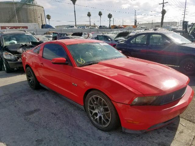 1ZVBP8CFXB5159100 - 2011 FORD MUSTANG GT RED photo 1