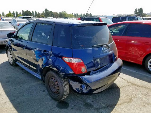 JTKKT604460149552 - 2006 TOYOTA SCION XA BLUE photo 3