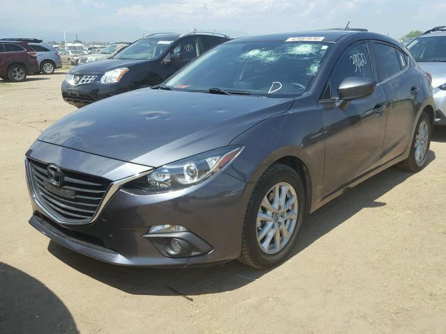 3MZBM1L72GM242305 - 2016 MAZDA 3 TOURING CHARCOAL photo 2