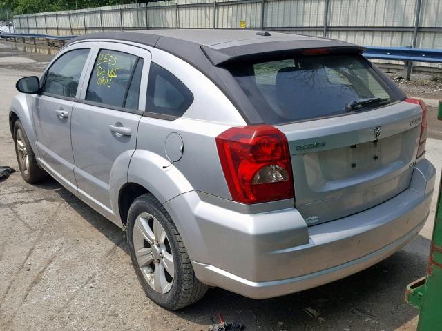 1B3CB4HA2AD661357 - 2010 DODGE CALIBER SX SILVER photo 3