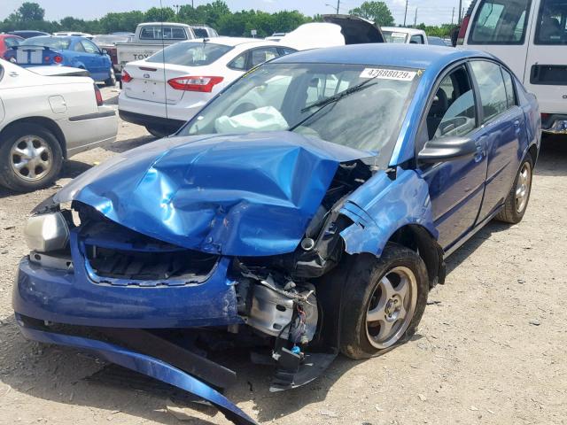 1G8AJ52F15Z170364 - 2005 SATURN ION LEVEL BLUE photo 2