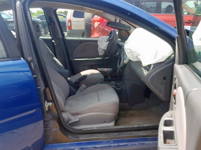 1G8AJ52F15Z170364 - 2005 SATURN ION LEVEL BLUE photo 5
