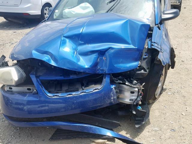 1G8AJ52F15Z170364 - 2005 SATURN ION LEVEL BLUE photo 9