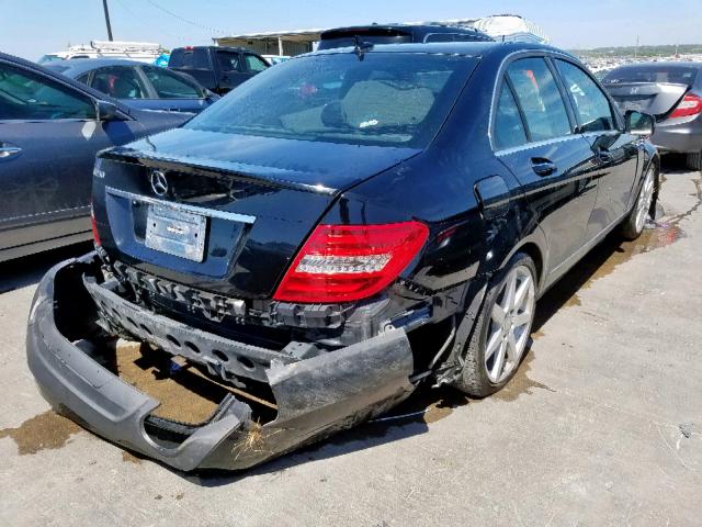 WDDGF4HB5EA954972 - 2014 MERCEDES-BENZ C 250 BLACK photo 4