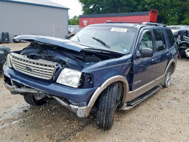 1FMZU64W52UD33234 - 2002 FORD EXPLORER E BLUE photo 2