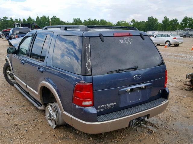 1FMZU64W52UD33234 - 2002 FORD EXPLORER E BLUE photo 3