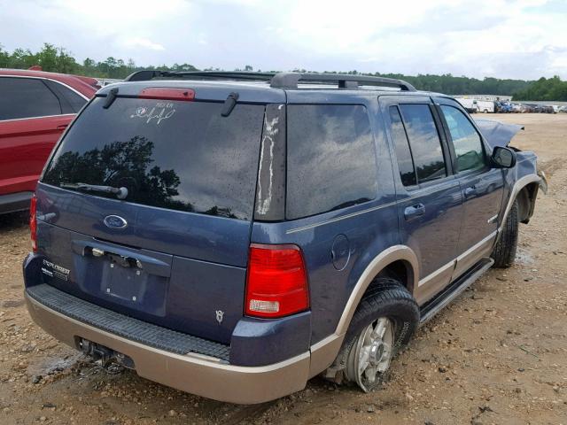 1FMZU64W52UD33234 - 2002 FORD EXPLORER E BLUE photo 4