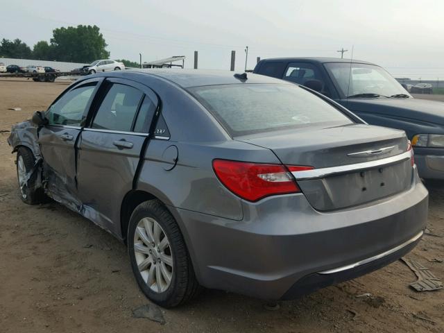 1C3CCBBB6CN125658 - 2012 CHRYSLER 200 TOURIN GRAY photo 3