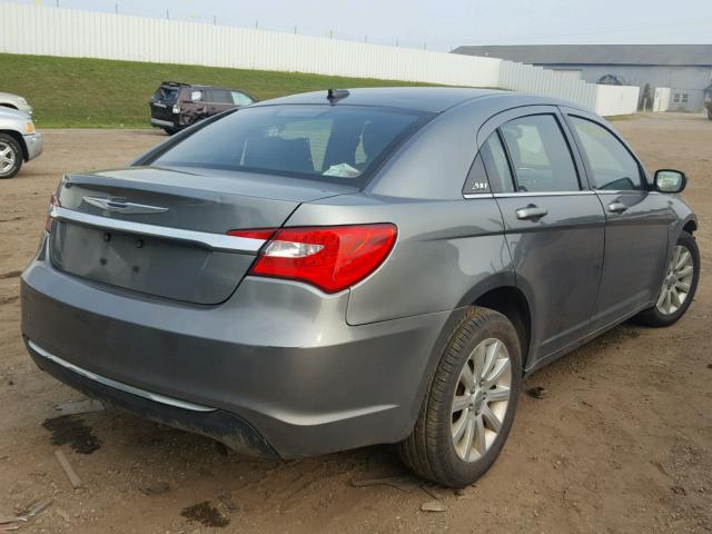 1C3CCBBB6CN125658 - 2012 CHRYSLER 200 TOURIN GRAY photo 4