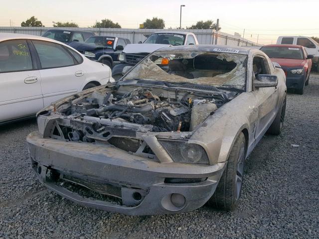 1ZVHT88SX85164625 - 2008 FORD MUSTANG SH GRAY photo 2