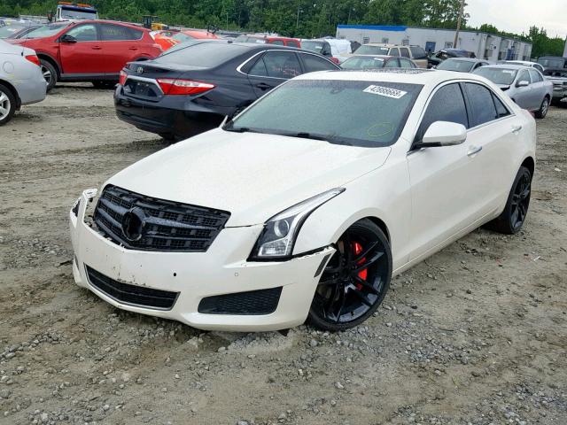 1G6AB5RX1E0169756 - 2014 CADILLAC ATS LUXURY CREAM photo 2