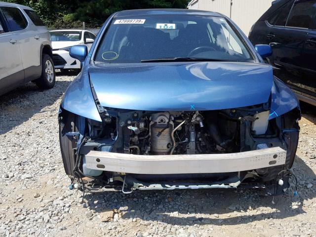 2HGFA1F60AH309507 - 2010 HONDA CIVIC LX-S Mavi foto 9