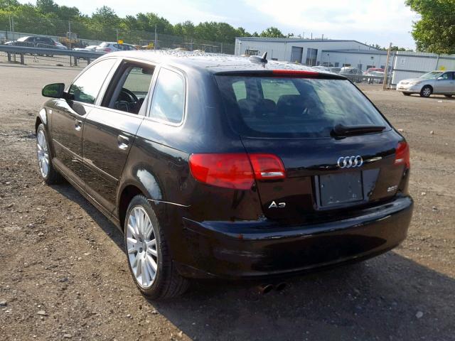 WAUNF78P66A001863 - 2006 AUDI A3 2.0 PRE BLACK photo 3