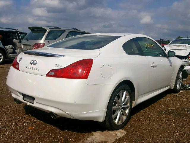 JN1CV6EL8BM264103 - 2011 INFINITI G37 WHITE photo 4