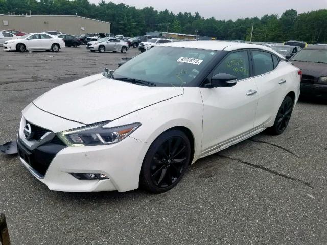 1N4AA6AP4HC407352 - 2017 NISSAN MAXIMA 3.5 WHITE photo 2