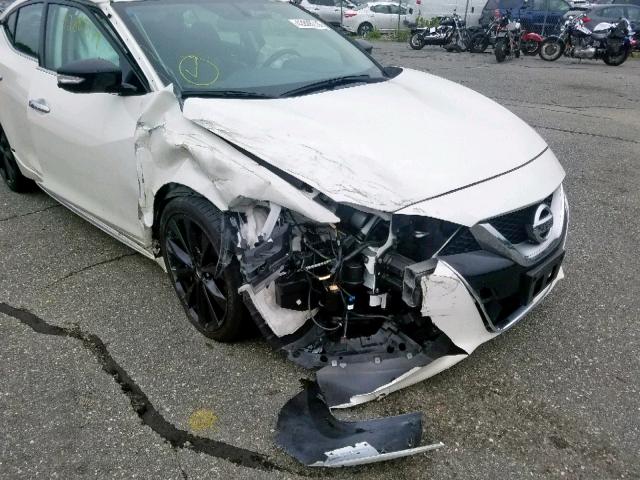 1N4AA6AP4HC407352 - 2017 NISSAN MAXIMA 3.5 WHITE photo 9