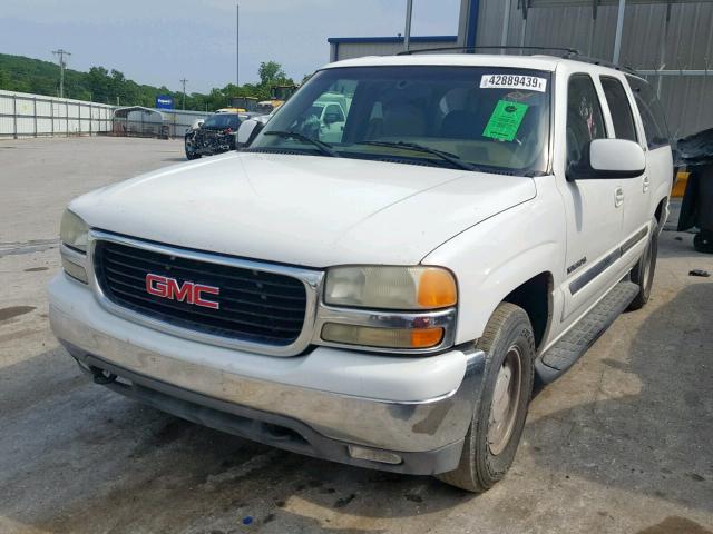 3GKFK16T1YG174666 - 2000 GMC YUKON XL K WHITE photo 2