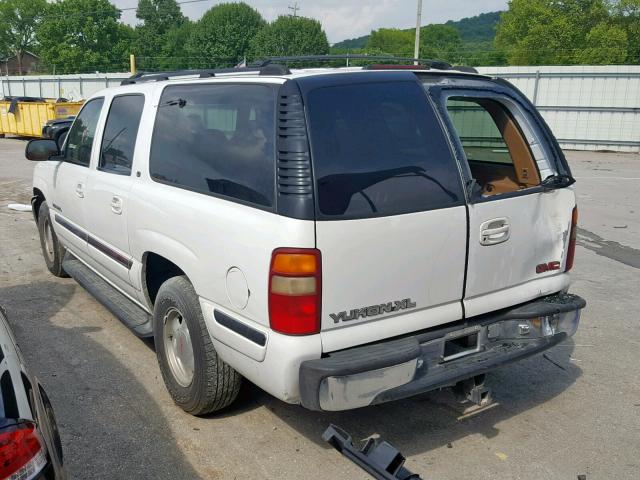 3GKFK16T1YG174666 - 2000 GMC YUKON XL K WHITE photo 3