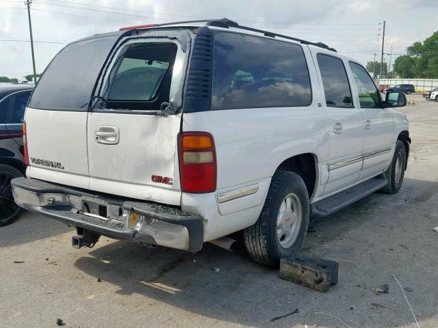 3GKFK16T1YG174666 - 2000 GMC YUKON XL K WHITE photo 4