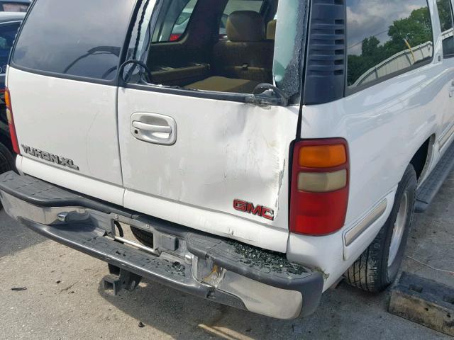 3GKFK16T1YG174666 - 2000 GMC YUKON XL K WHITE photo 9