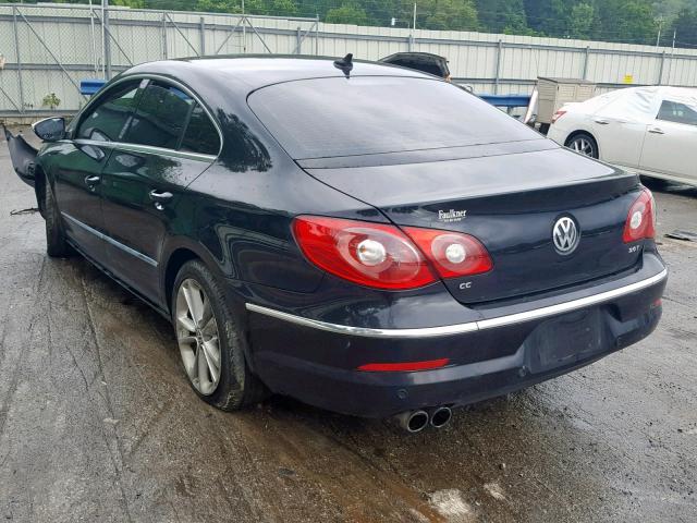 WVWHP7AN1AE553309 - 2010 VOLKSWAGEN CC LUXURY BLACK photo 3