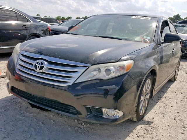 4T1BK3DBXBU373652 - 2011 TOYOTA AVALON BAS BLACK photo 2