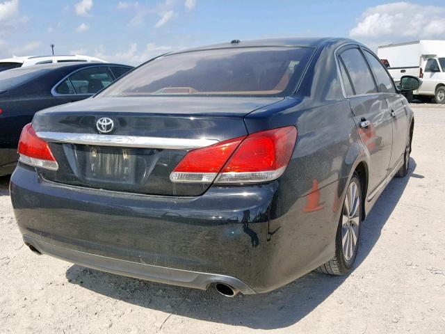 4T1BK3DBXBU373652 - 2011 TOYOTA AVALON BAS BLACK photo 4