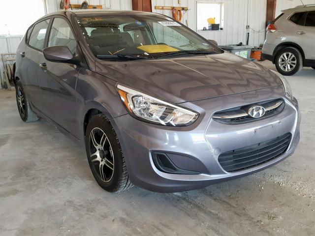 KMHCT5AE5GU259626 - 2016 HYUNDAI ACCENT SE CHARCOAL photo 1