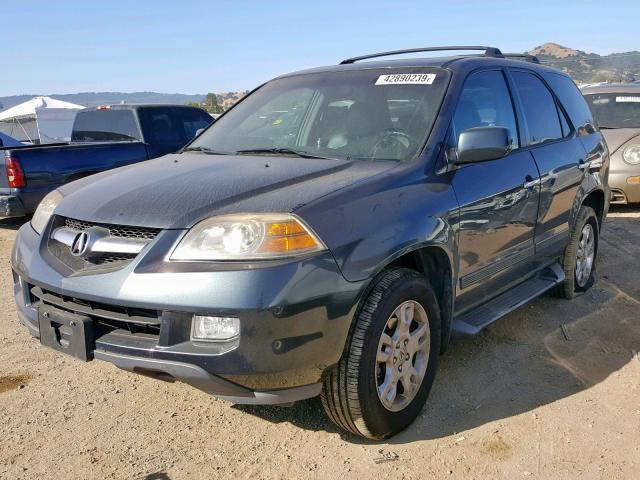 2HNYD189X4H559258 - 2004 ACURA MDX TOURIN GRAY photo 2