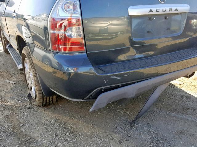 2HNYD189X4H559258 - 2004 ACURA MDX TOURIN GRAY photo 9