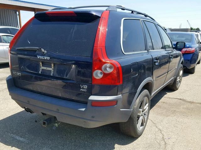 YV1CZ852751200395 - 2005 VOLVO XC90 V8 BLACK photo 4