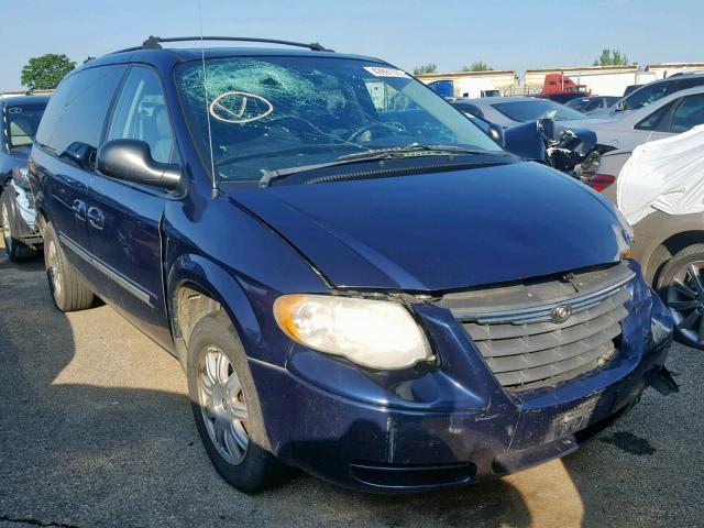 2C4GP54L45R243173 - 2005 CHRYSLER TOWN & COU TEAL photo 1