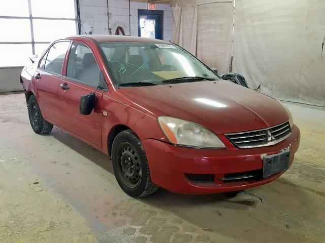 JA3AJ26E66U057741 - 2006 MITSUBISHI LANCER ES RED photo 1