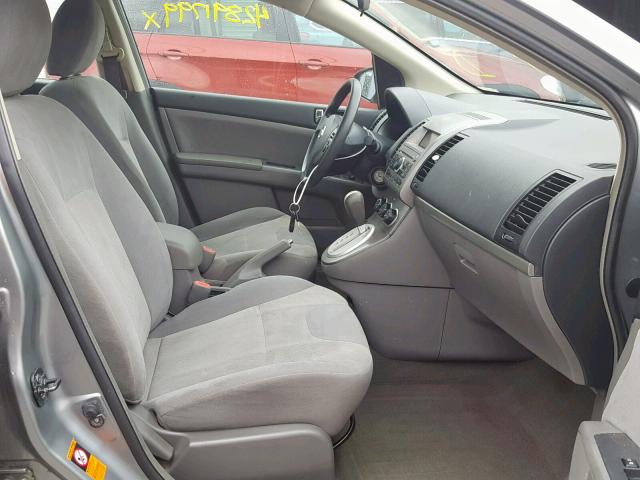 3N1AB61E59L634449 - 2009 NISSAN SENTRA 2.0 GRAY photo 5