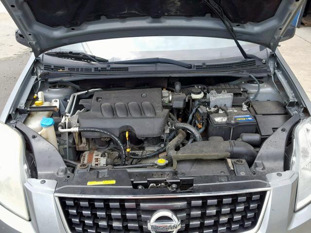 3N1AB61E59L634449 - 2009 NISSAN SENTRA 2.0 GRAY photo 7