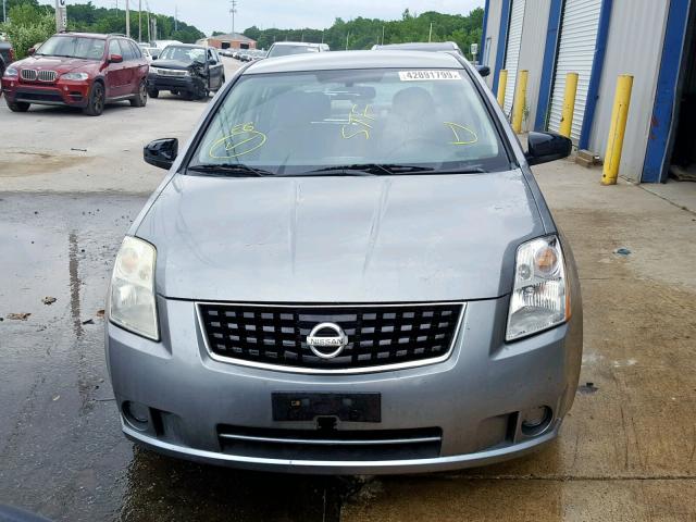 3N1AB61E59L634449 - 2009 NISSAN SENTRA 2.0 GRAY photo 9