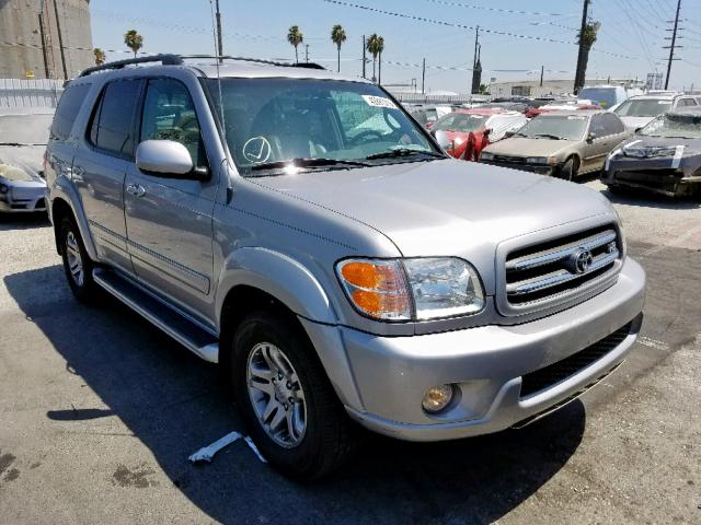 5TDZT38AX4S212176 - 2004 TOYOTA SEQUOIA LI SILVER photo 1