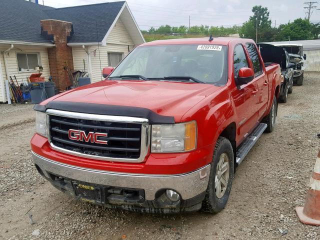 3GTEK13M47G501886 - 2007 GMC NEW SIERRA RED photo 2