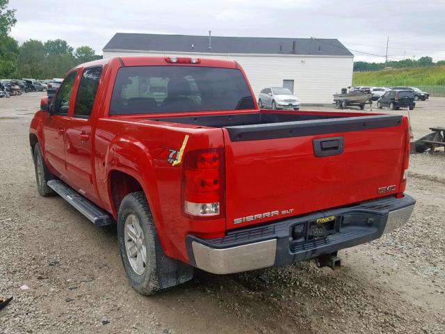 3GTEK13M47G501886 - 2007 GMC NEW SIERRA RED photo 3