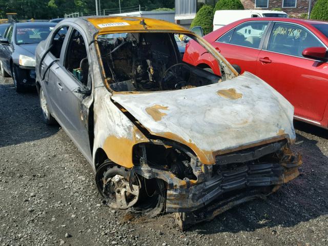 KL1TD5DE6BB138547 - 2011 CHEVROLET AVEO LS GRAY photo 1