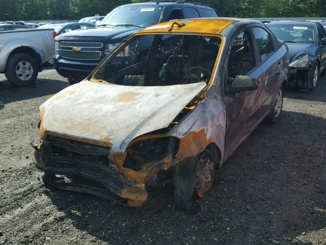 KL1TD5DE6BB138547 - 2011 CHEVROLET AVEO LS GRAY photo 2